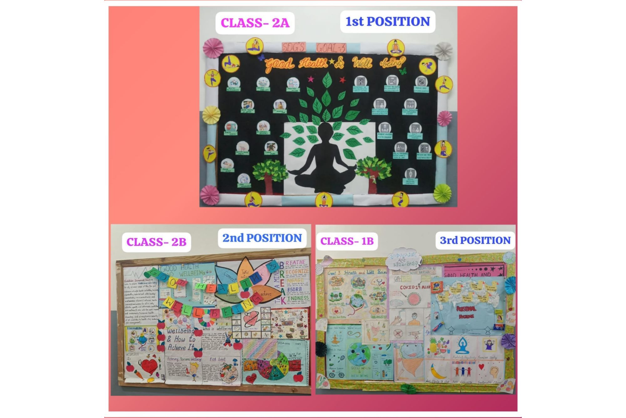 Inter Class Display Board Competition for Classes I to XII was